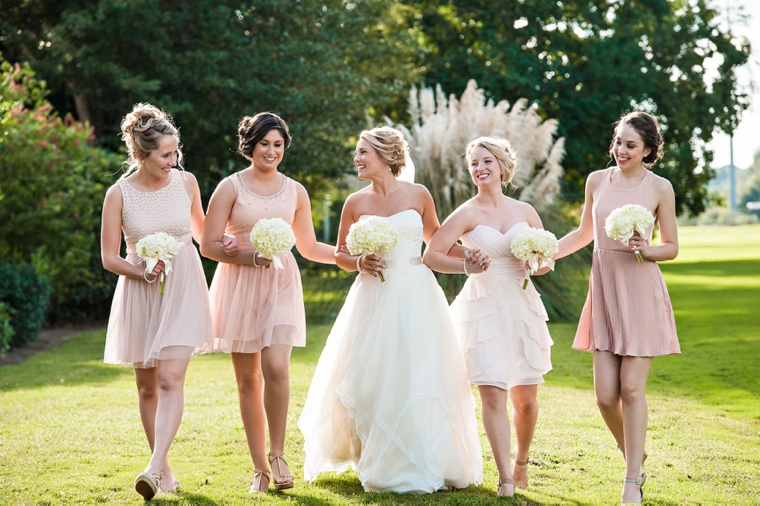 Rustic Chic Blush and White Wedding via TheELD.com