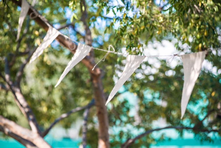 Rustic Chic Blush and White Wedding via TheELD.com