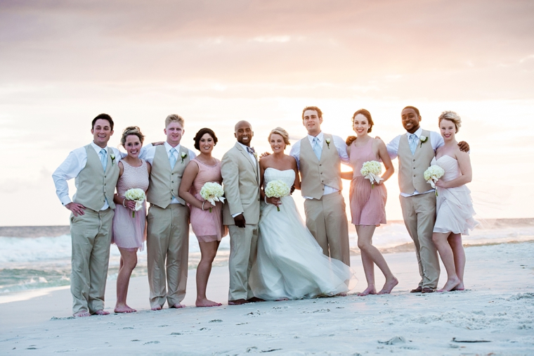 Rustic Chic Blush and White Wedding via TheELD.com