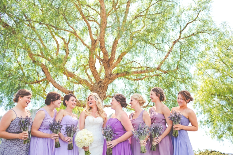 Rustic Lavender and White Wedding via TheELD.com