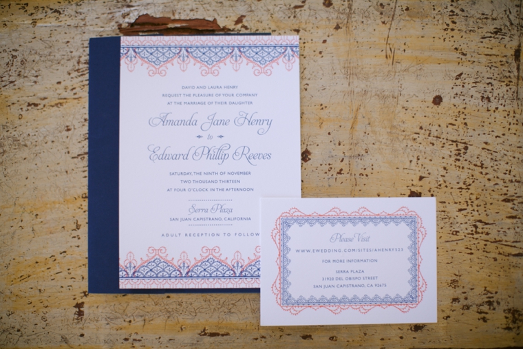 A Cobalt Blue Spanish Inspired Wedding via TheELD.com