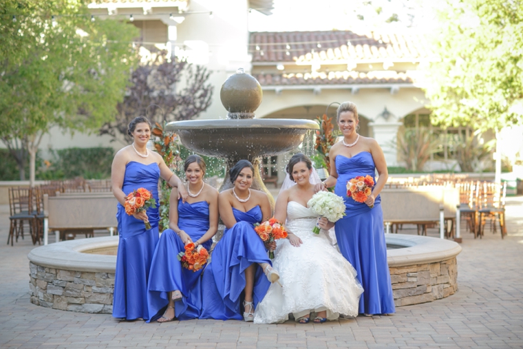 A Cobalt Blue Spanish Inspired Wedding via TheELD.com