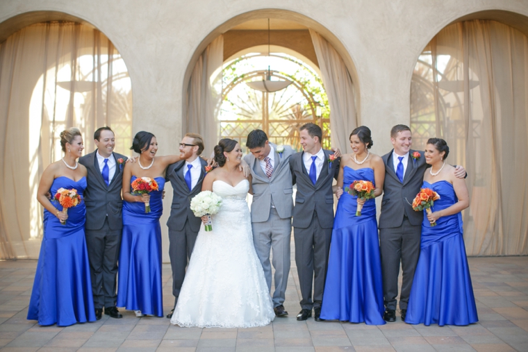 A Cobalt Blue Spanish Inspired Wedding via TheELD.com