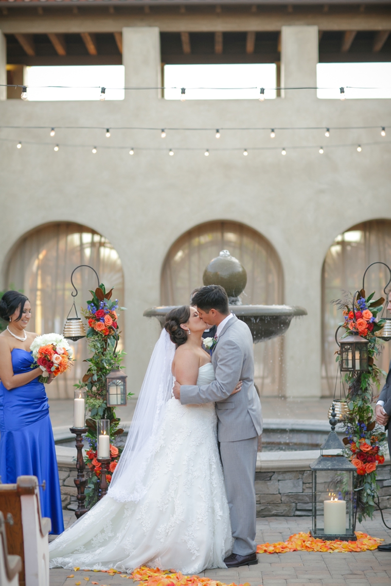 A Cobalt Blue Spanish Inspired Wedding via TheELD.com