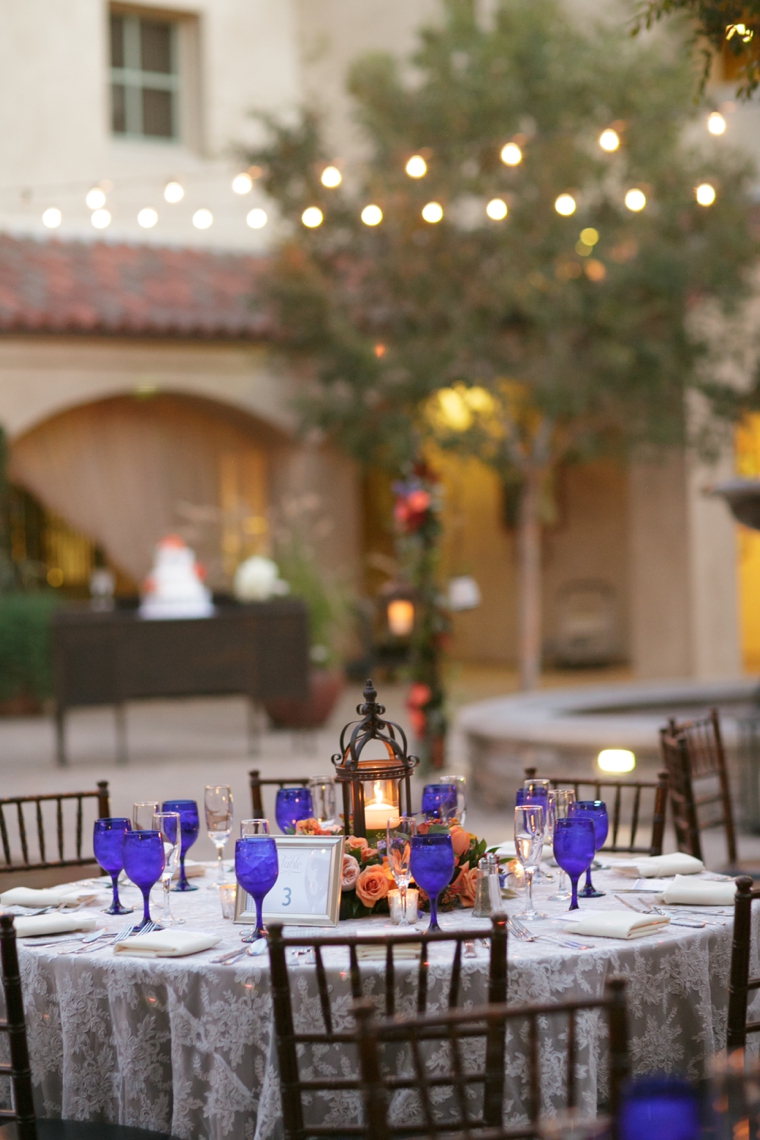 A Cobalt Blue Spanish Inspired Wedding via TheELD.com