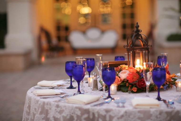 A Cobalt Blue Spanish Inspired Wedding via TheELD.com