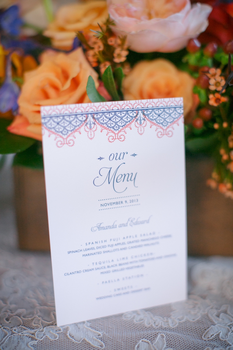 A Cobalt Blue Spanish Inspired Wedding via TheELD.com