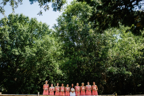 A Romantic Coral & White Florida Wedding via TheELD.com