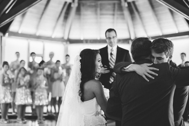 A Romantic Coral & White Florida Wedding via TheELD.com