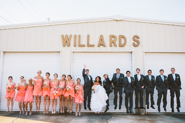 A Romantic Coral & White Florida Wedding via TheELD.com