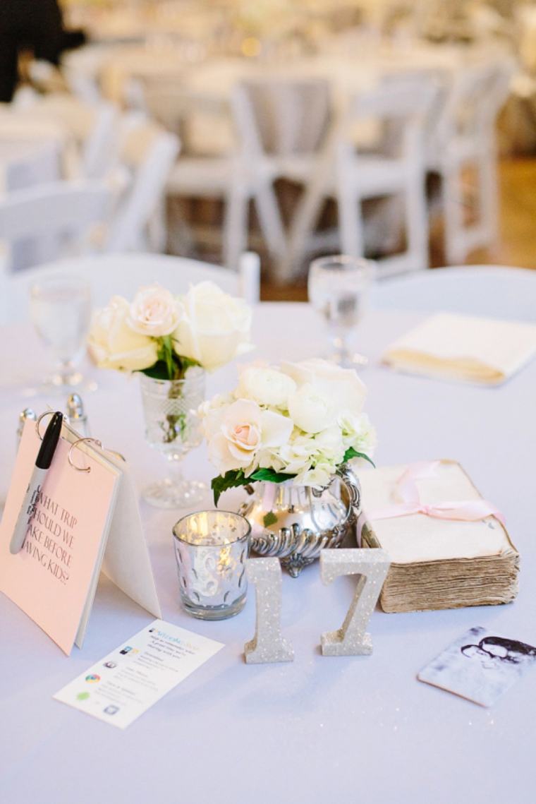 A Vintage Blush and Silver Wedding via TheELD.com