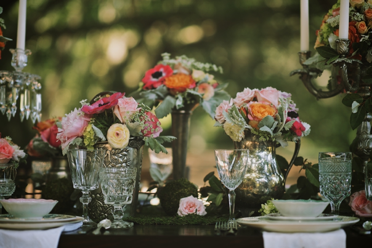 Colorful Garden Wedding Inspiration via TheELD.com