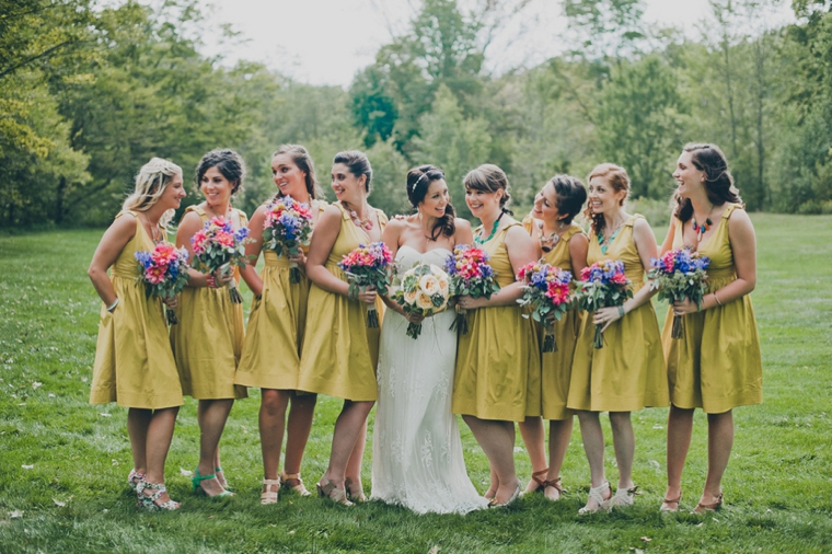 A Colorful Handmade New York Wedding via TheELD.com