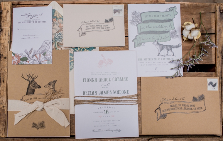 Eclectic Woodland Wedding Inspiration via TheELD.com