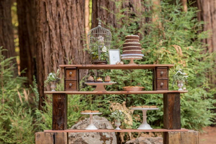 Eclectic Woodland Wedding Inspiration via TheELD.com