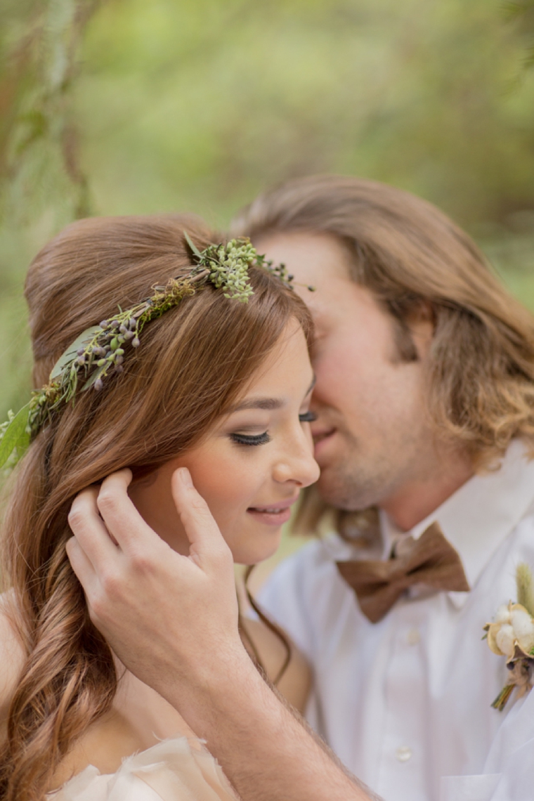 Eclectic Woodland Wedding Inspiration via TheELD.com