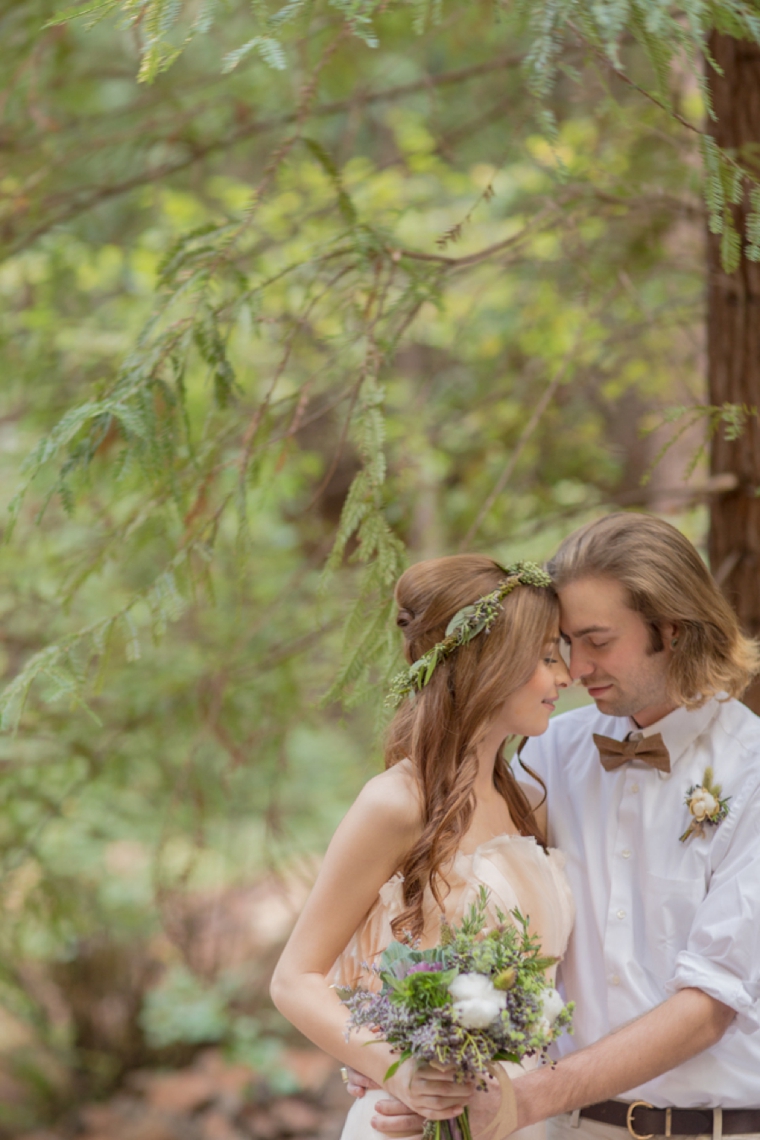 Eclectic Woodland Wedding Inspiration via TheELD.com