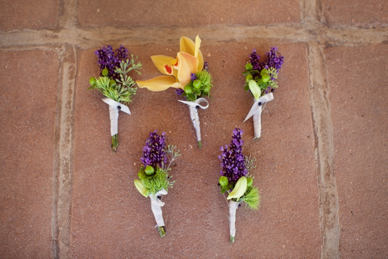 A California Lavender and Yellow Wedding via TheELD.com