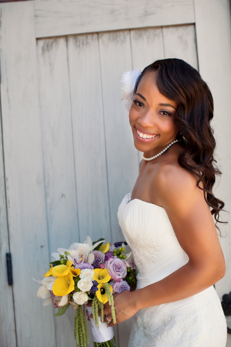 A California Lavender and Yellow Wedding via TheELD.com