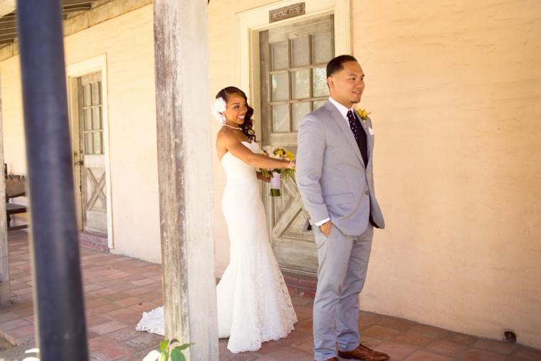 A California Lavender and Yellow Wedding via TheELD.com