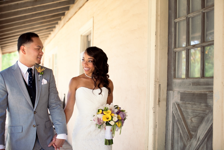 A California Lavender and Yellow Wedding via TheELD.com