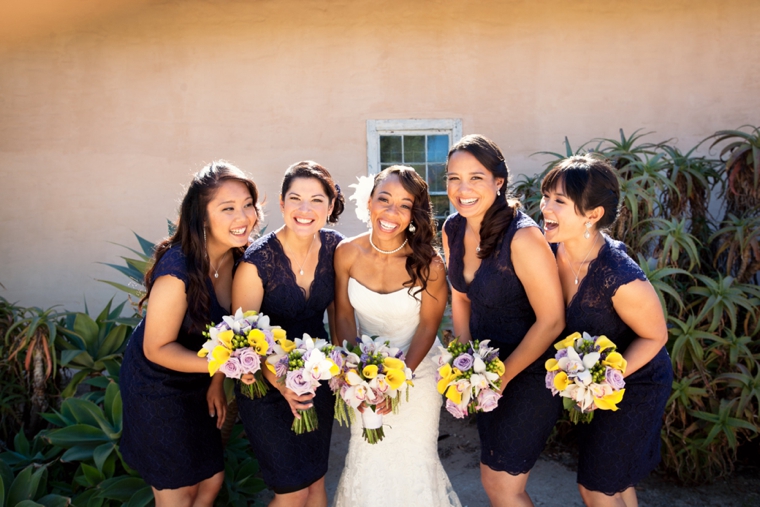 A California Lavender and Yellow Wedding via TheELD.com