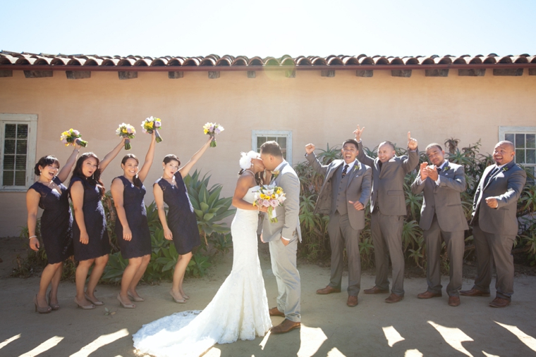 A California Lavender and Yellow Wedding via TheELD.com