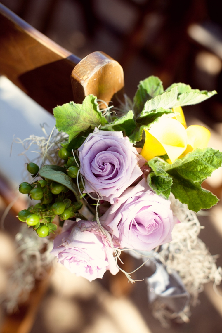 A California Lavender and Yellow Wedding via TheELD.com