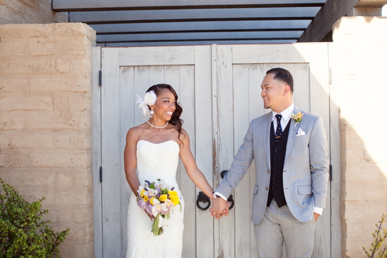 A California Lavender and Yellow Wedding via TheELD.com