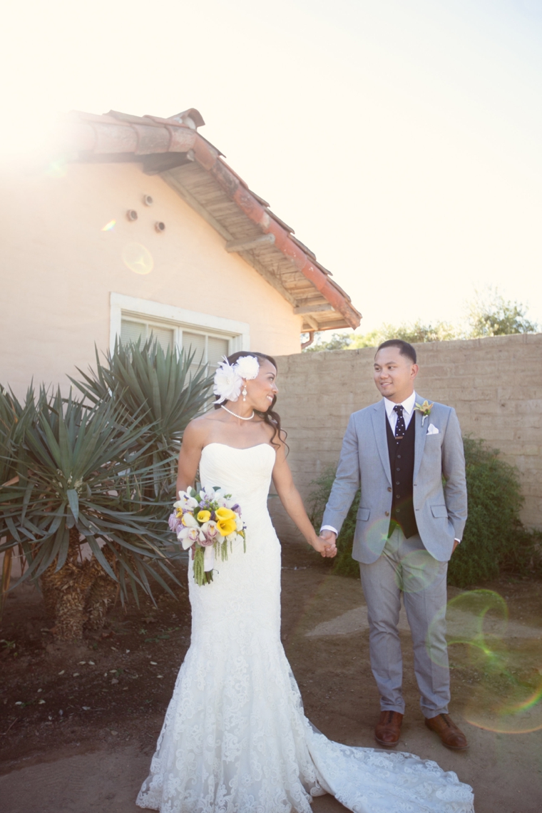 A California Lavender and Yellow Wedding via TheELD.com