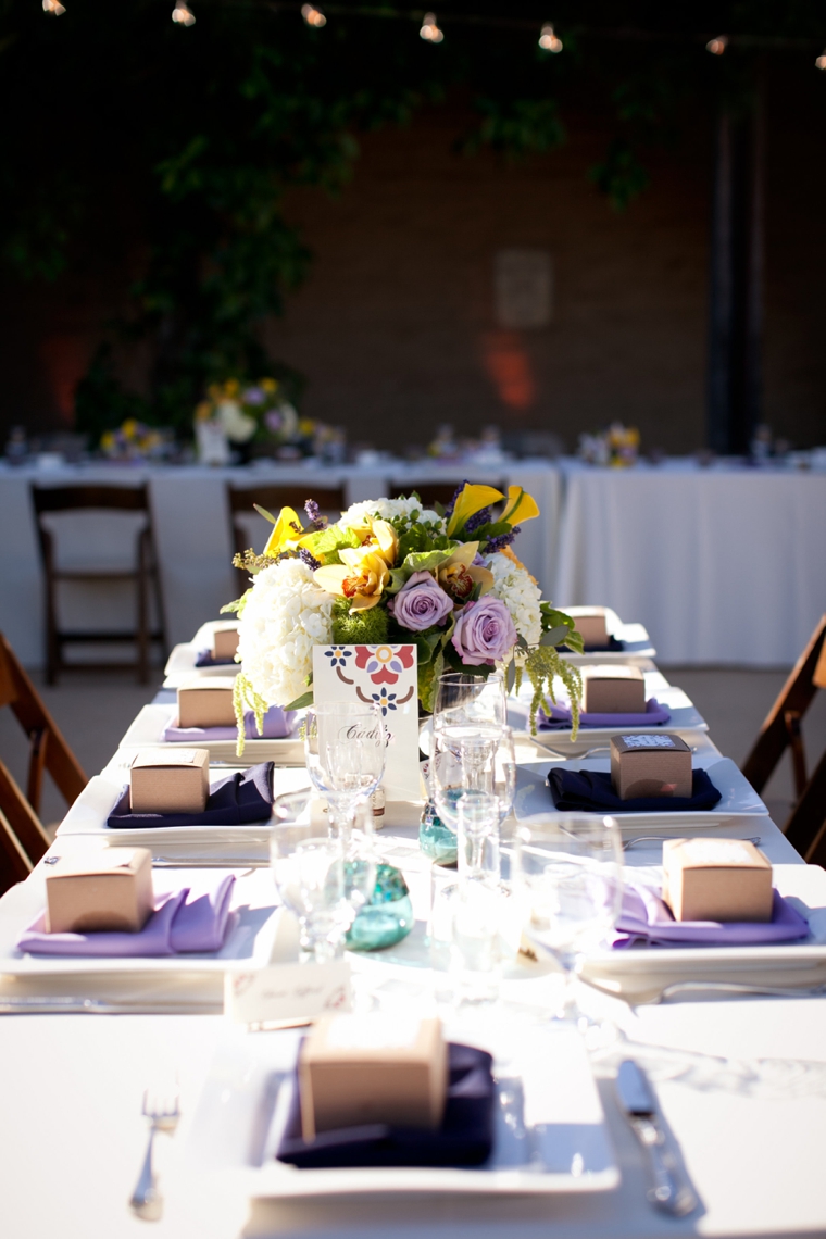 A California Lavender and Yellow Wedding via TheELD.com