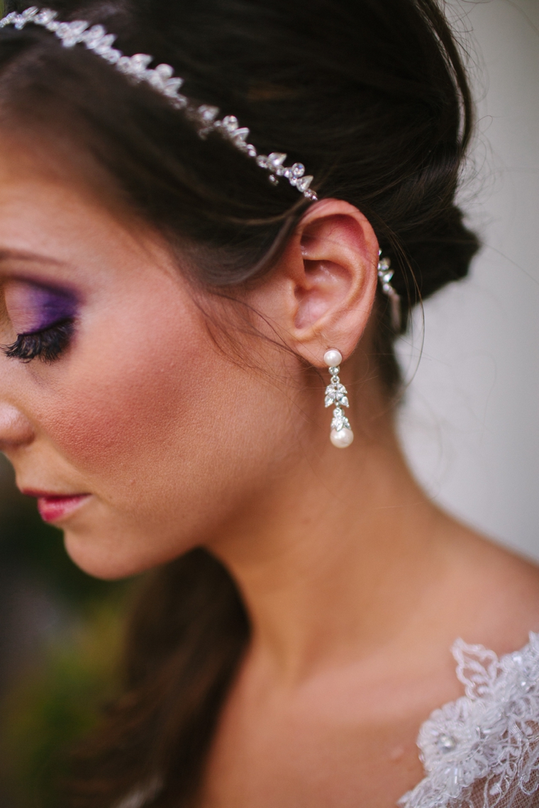 A Purple Vintage Eclectic Florida Wedding via TheELD.com