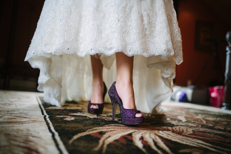 A Purple Vintage Eclectic Florida Wedding via TheELD.com