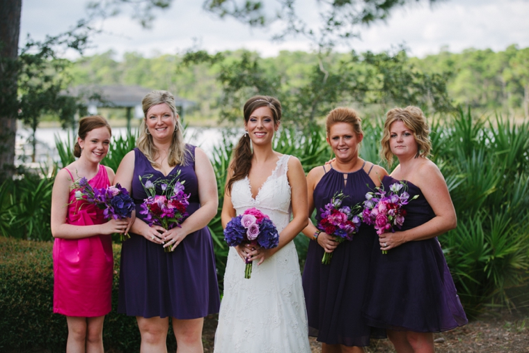 A Purple Vintage Eclectic Florida Wedding via TheELD.com