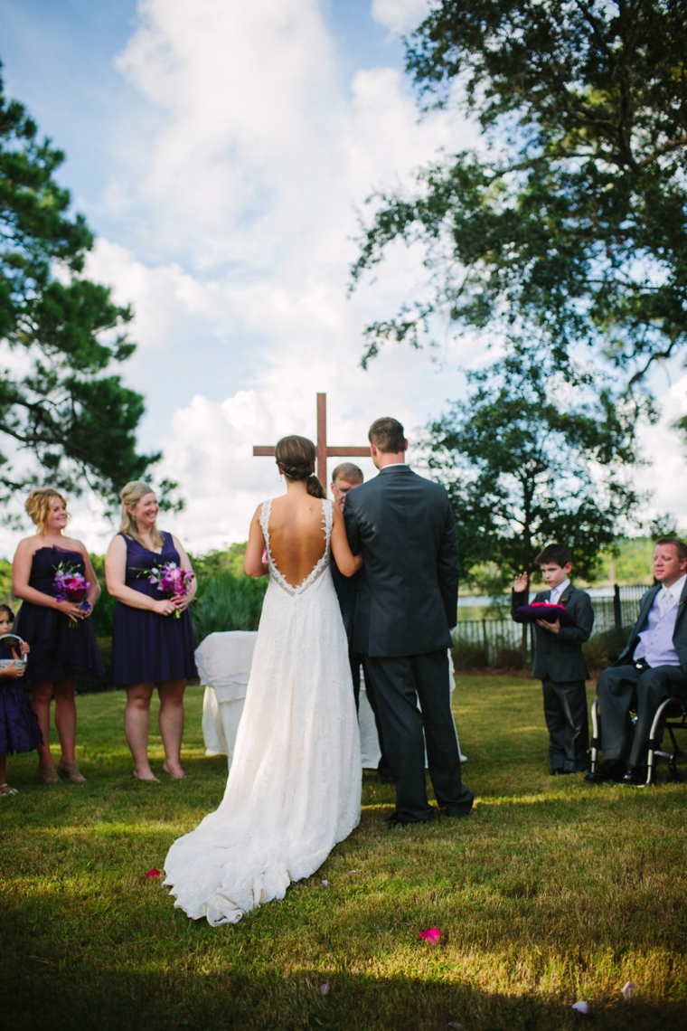 A Purple Vintage Eclectic Florida Wedding via TheELD.com