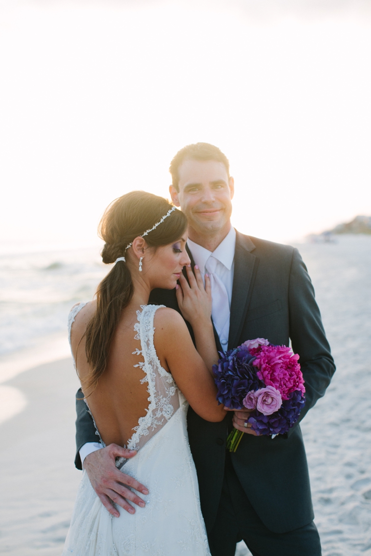 A Purple Vintage Eclectic Florida Wedding via TheELD.com