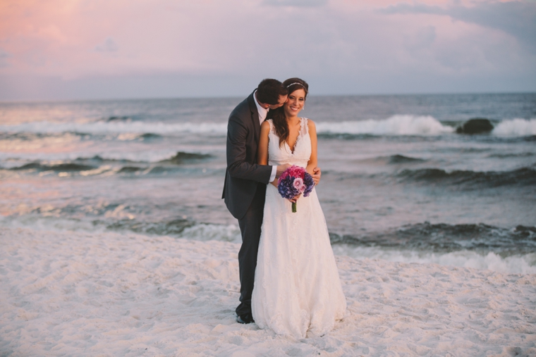 A Purple Vintage Eclectic Florida Wedding via TheELD.com