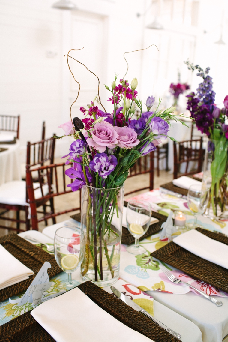 A Purple Vintage Eclectic Florida Wedding via TheELD.com