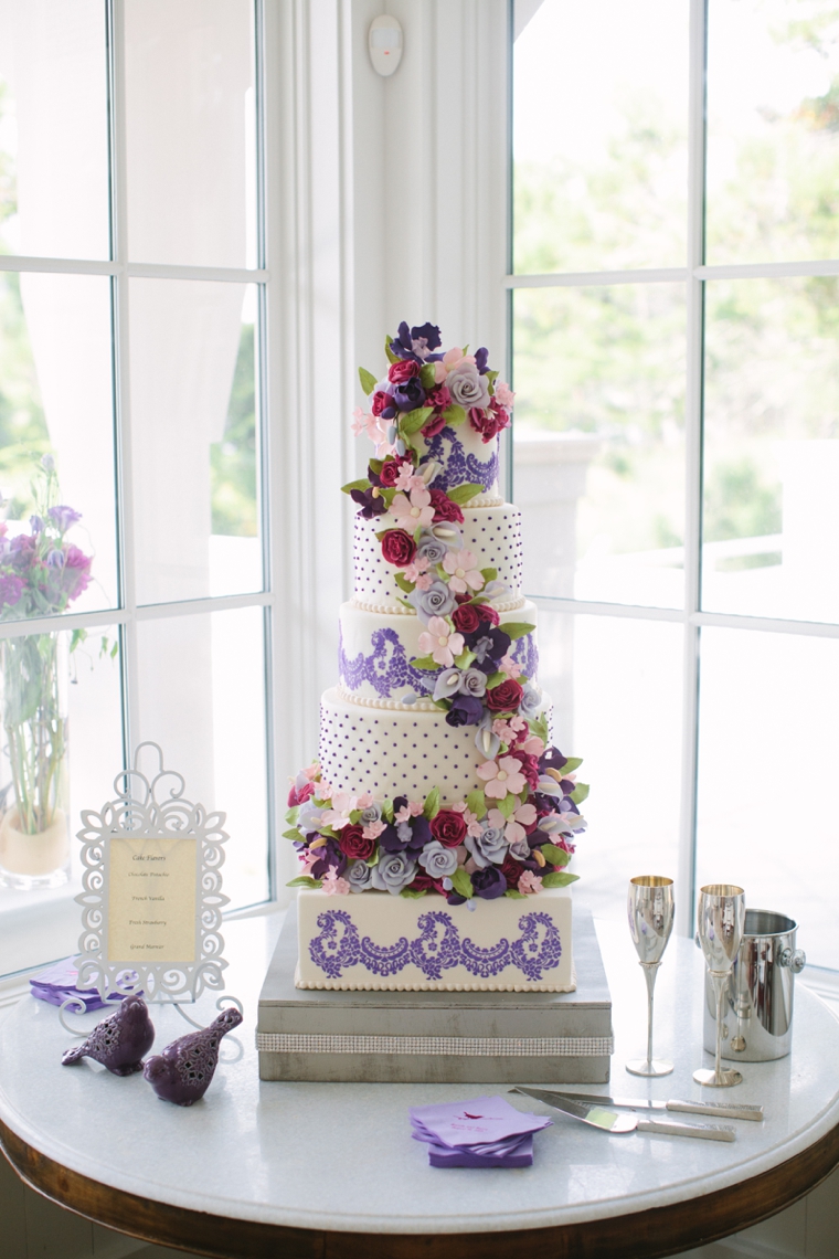 A Purple Vintage Eclectic Florida Wedding via TheELD.com