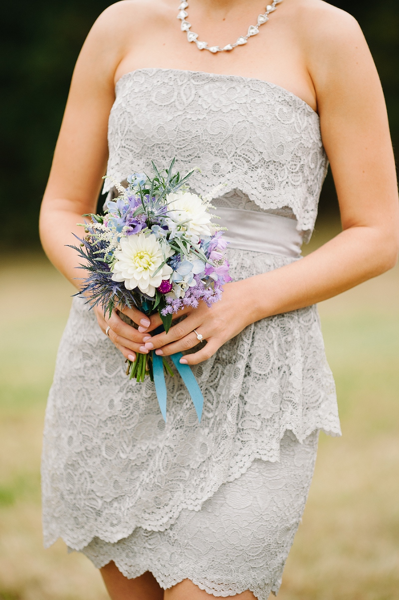 Rustic Lavender and Blue Virginia Wedding via TheELD.com