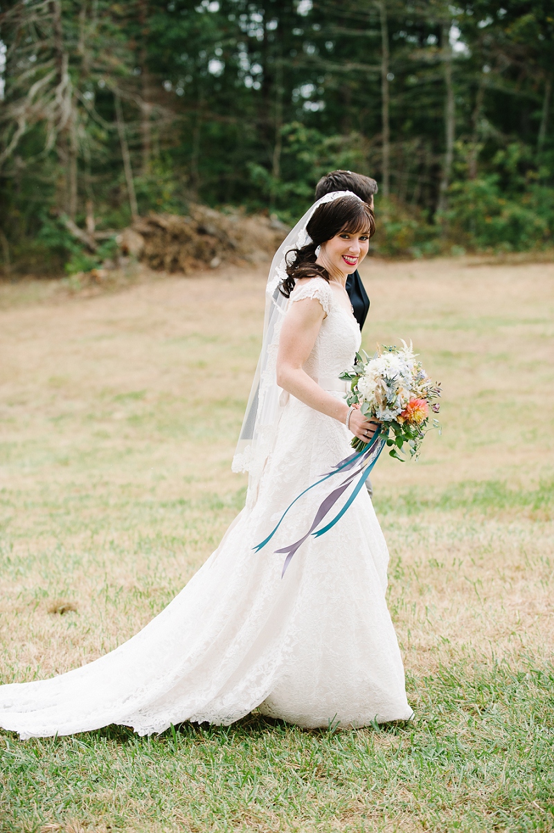 Rustic Lavender and Blue Virginia Wedding via TheELD.com