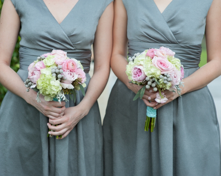 A Romantic Pink & Green Garden Wedding via TheELD.com