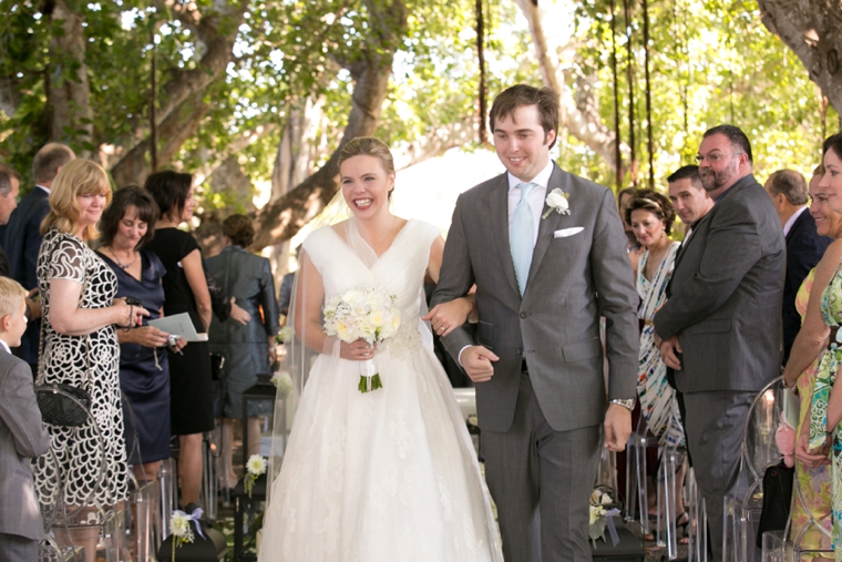 A Romantic Pink & Green Garden Wedding via TheELD.com