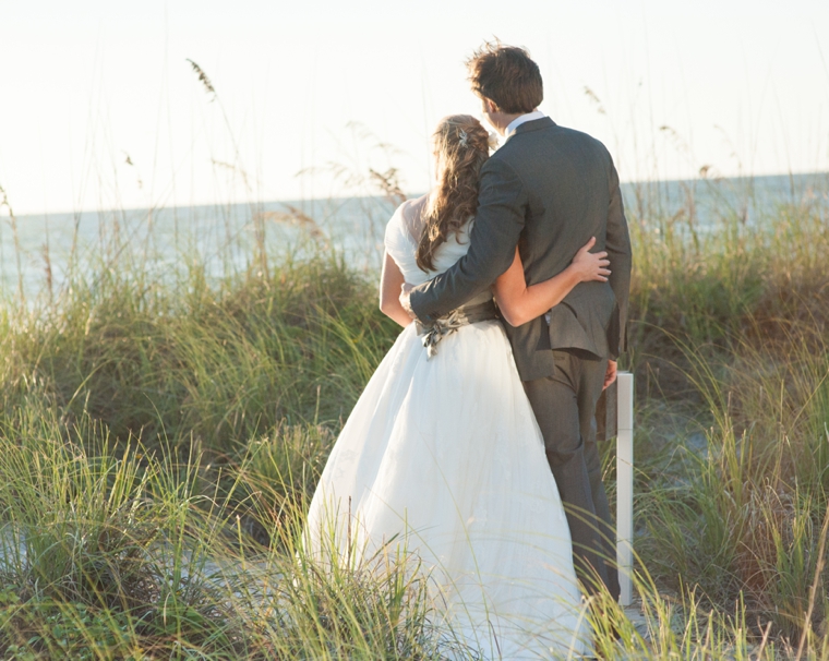 A Romantic Pink & Green Garden Wedding via TheELD.com