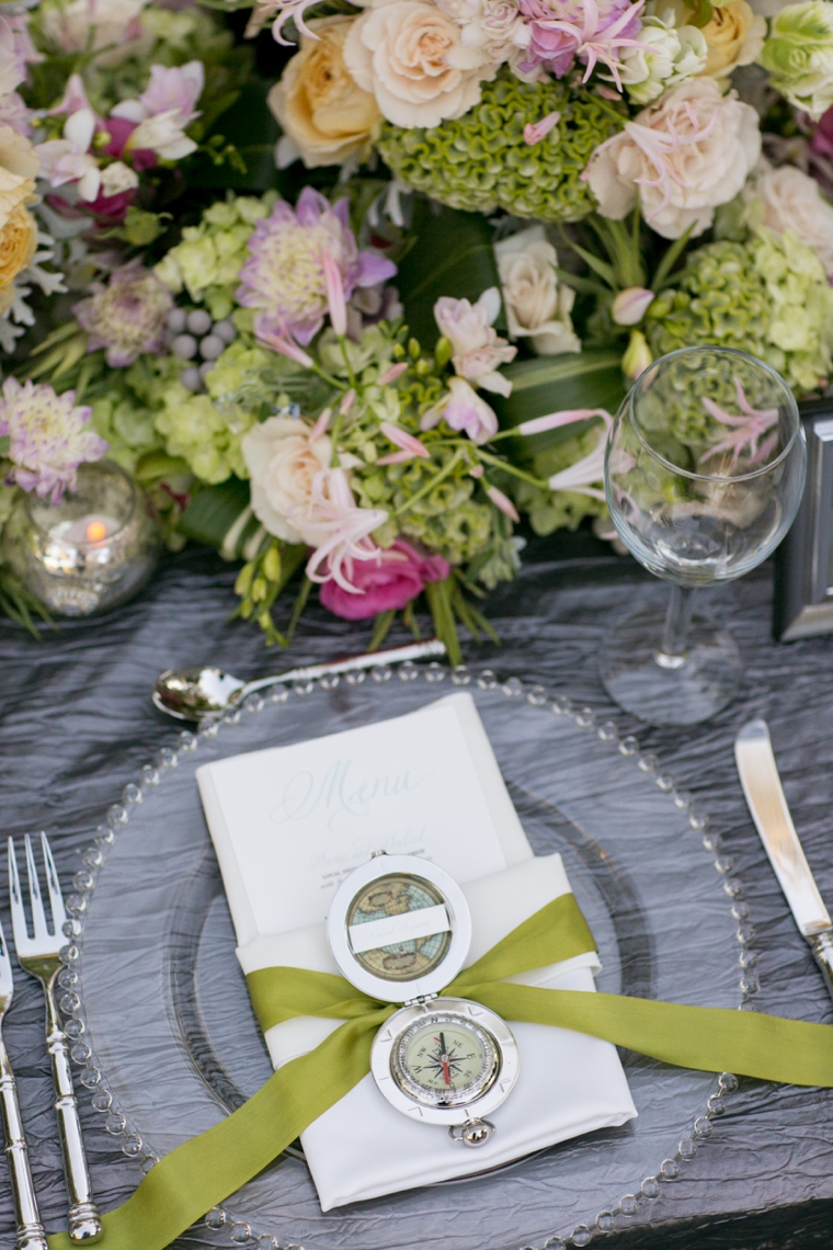 A Romantic Pink & Green Garden Wedding via TheELD.com