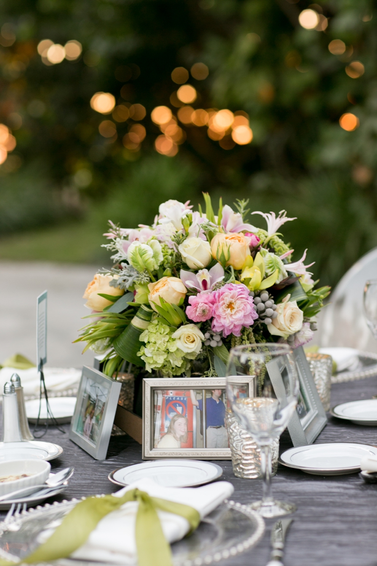 A Romantic Pink & Green Garden Wedding via TheELD.com