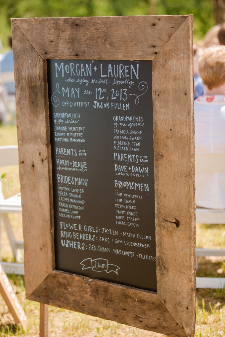 Rustic & Eclectic Backyard Maryland Wedding  via TheELD.com