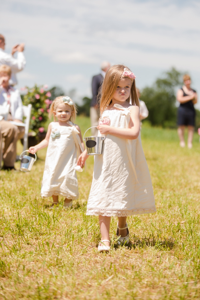 Rustic & Eclectic Backyard Maryland Wedding  via TheELD.com