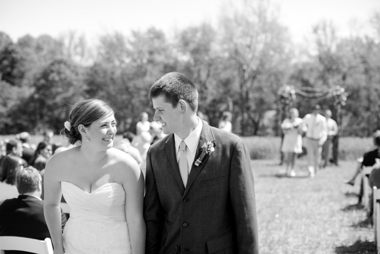Rustic & Eclectic Backyard Maryland Wedding  via TheELD.com
