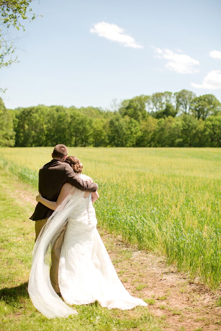 Rustic & Eclectic Backyard Maryland Wedding  via TheELD.com